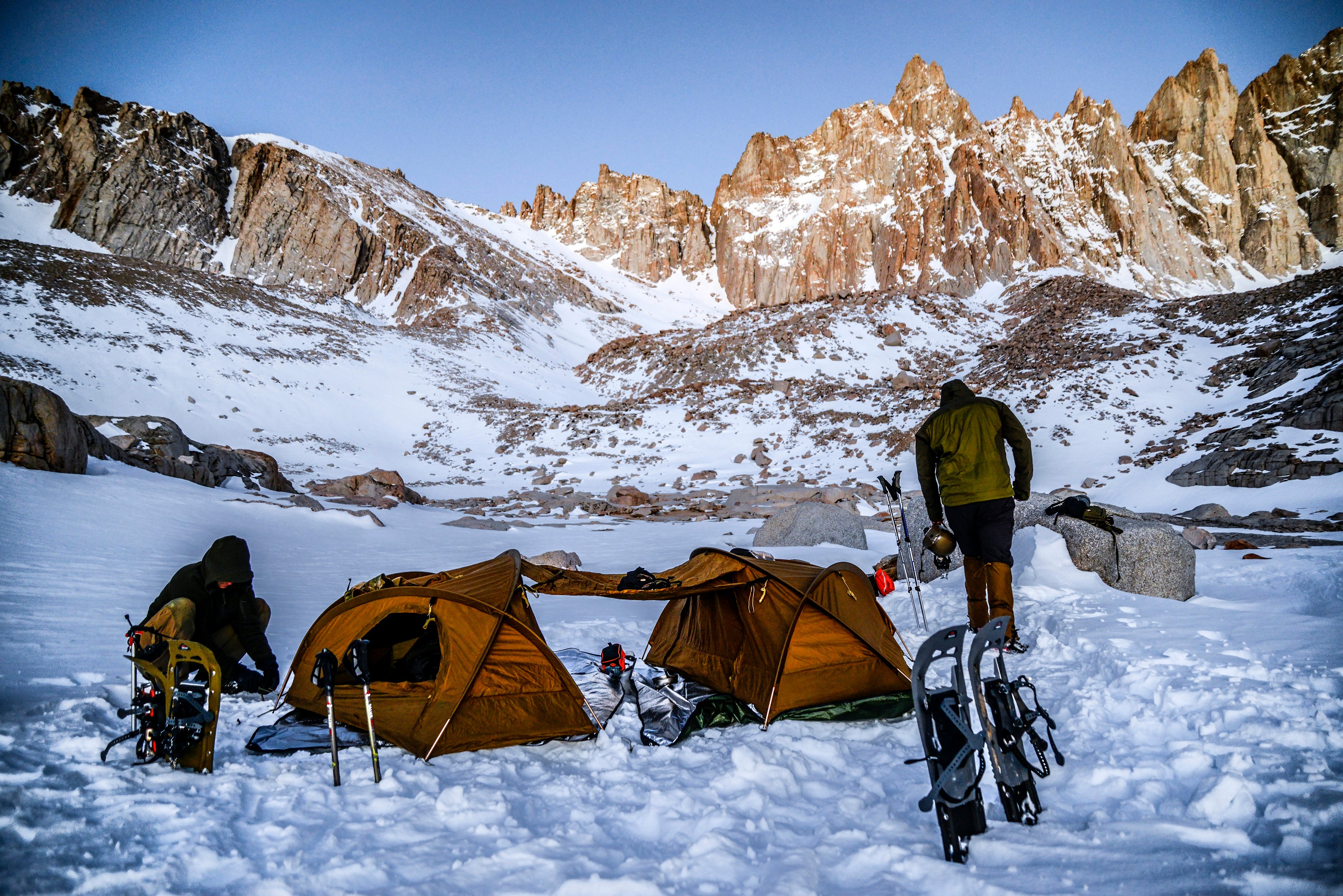High altitude camp