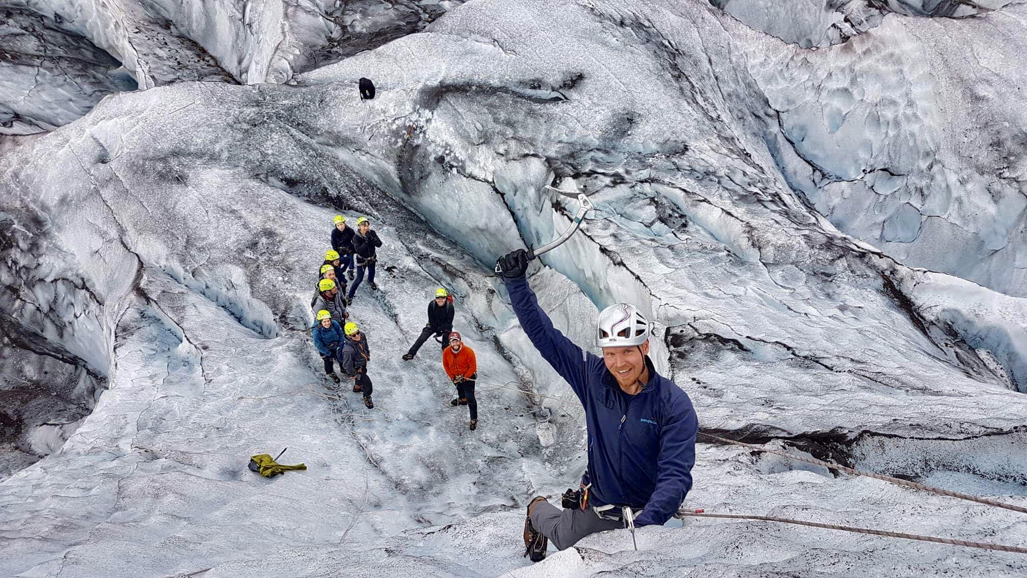 Glacier climbing